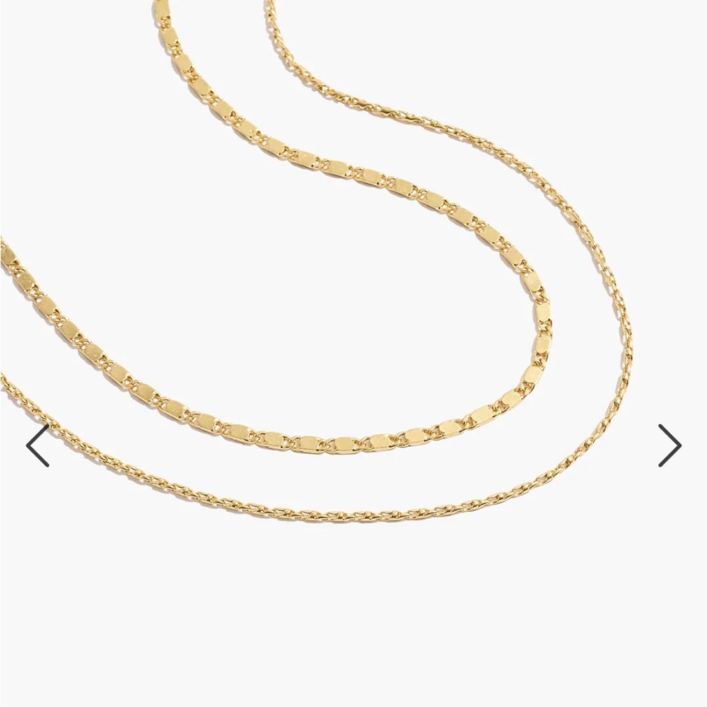 Madewell Two-Piece Chain Necklace Set- Like New